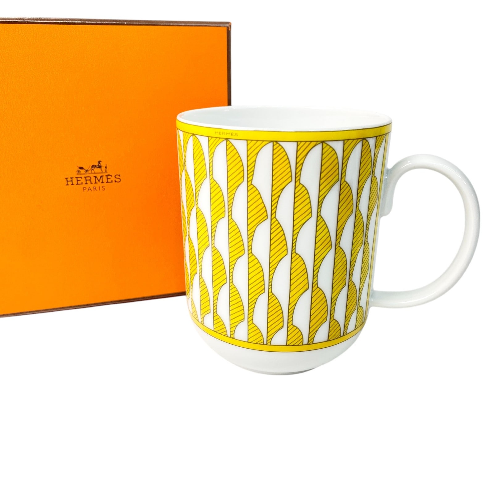 未使用 エルメス HERMES マグカップ ソレイユ