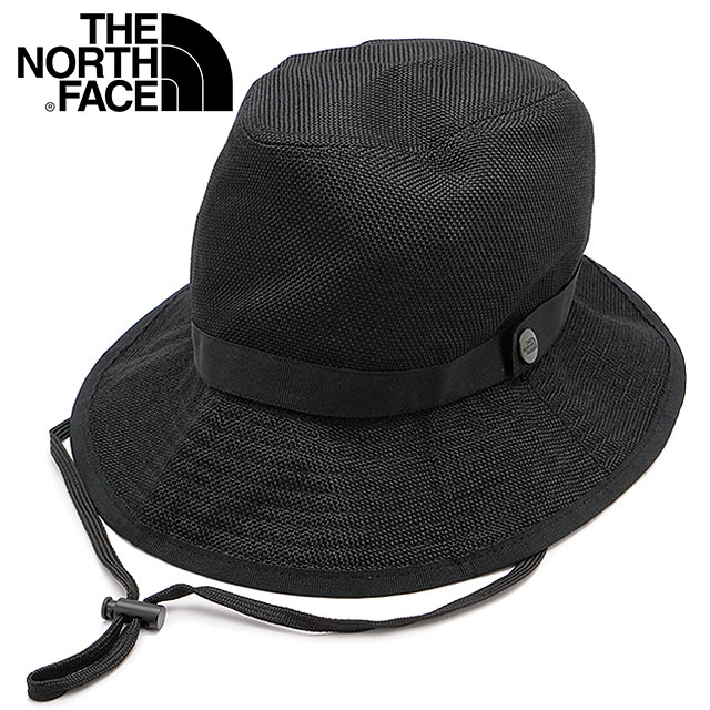 メール便 ハイクハット [NN02341-K] HIKE Hat メンズレディース TNF アウトドア 麦わら帽子 ウォッシャブル ストローハット 速乾 ブラック