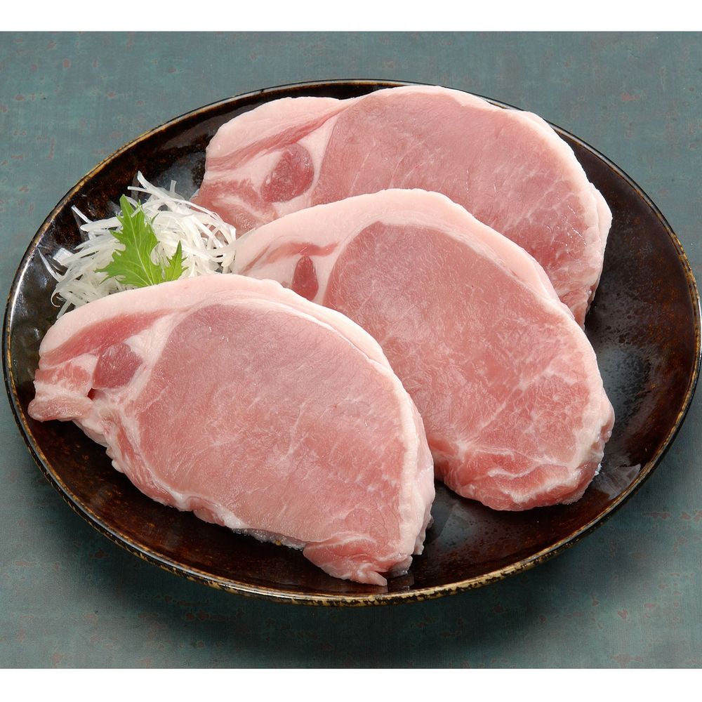 （グルメギフト）氷温（R）熟成肉 榛名ポーク ロースステーキ用 約100gx3