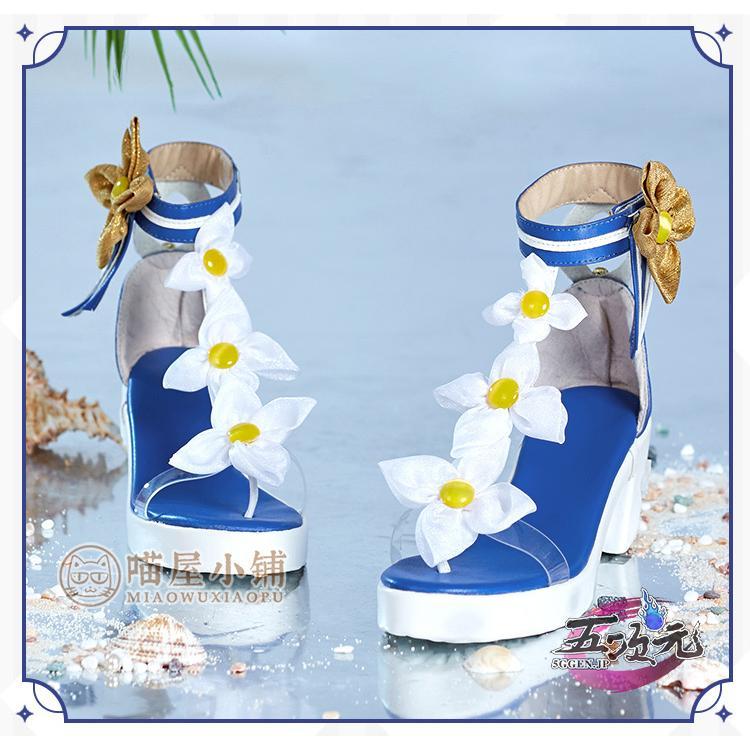 【予約商品】ハロウィン パーティー 仮装　原神　コスプレ　バーバラ　水着　靴　ブーツ