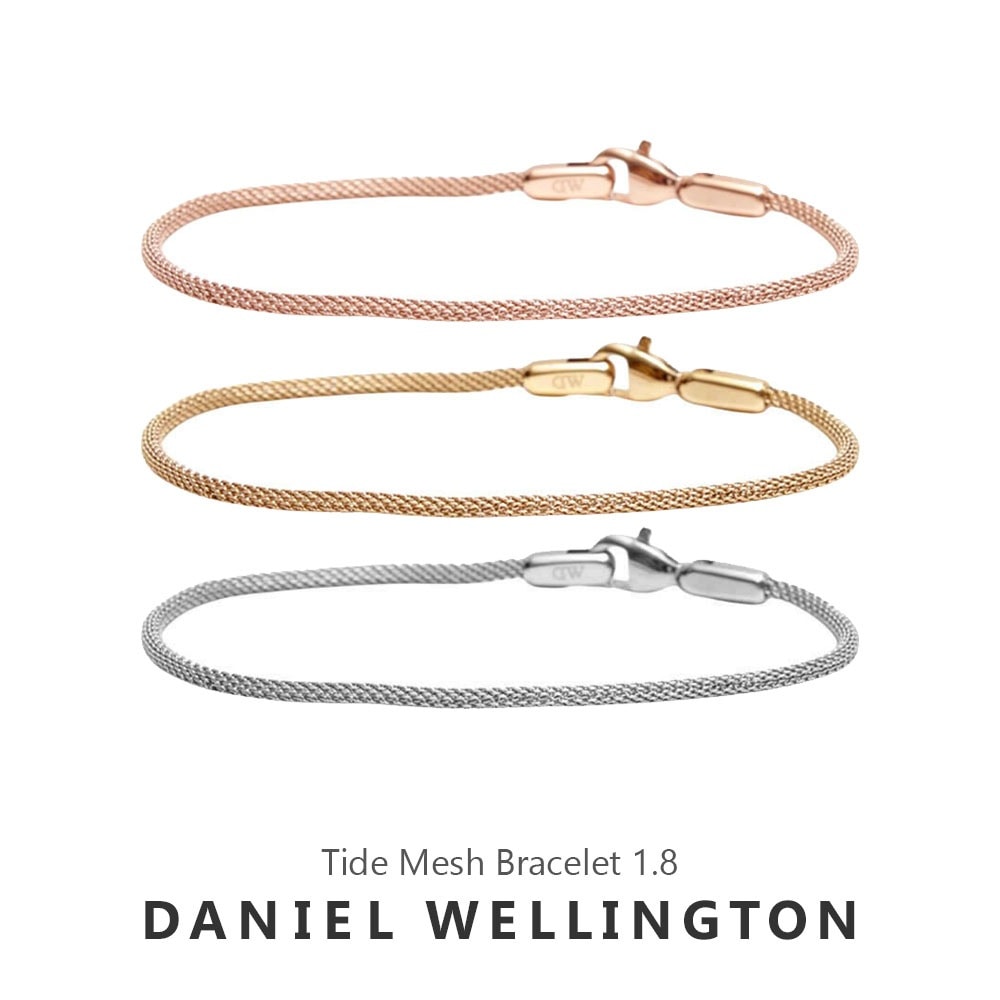 ブレスレットMesh bracelet 1.8 メッシュ ゴールド シルバー ローズゴールド メッシュブレスレット レディース アクセサリー 並行輸入品