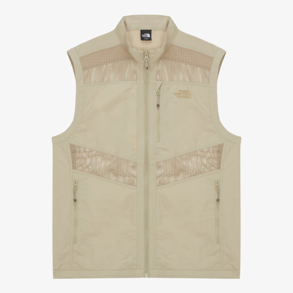 ザ・ノース・フェイス NV5VR00B メンズメッシュフライベスト_ベージュ 12,610円
