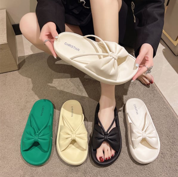 シューズ 靴 ビッグリボン 厚底 サンダル 3cm ウェッジソール プラットホーム かわいい 大人可愛い きれいめ シンプル カジュアル 大人 おしゃれ お洒落 かっこいい ガーリー 女っぽ 10代
