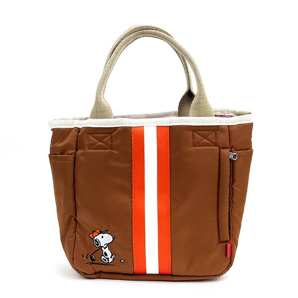 スヌーピー スクエア2WAYショルダートートバッグ ブラウン SNOOPY_5337-839002