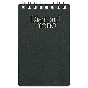 （まとめ） ミドリ ダイヤメモM 黒 19002-011 1冊 [x80セット]