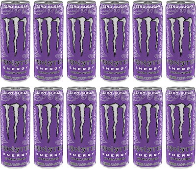 他サイト： モンスター アサヒ飲料 ウルトラバイオレット 355ml×12本 [エナジードリンク] [0カロリー]【Amazon.co.jp限定】の商品画像