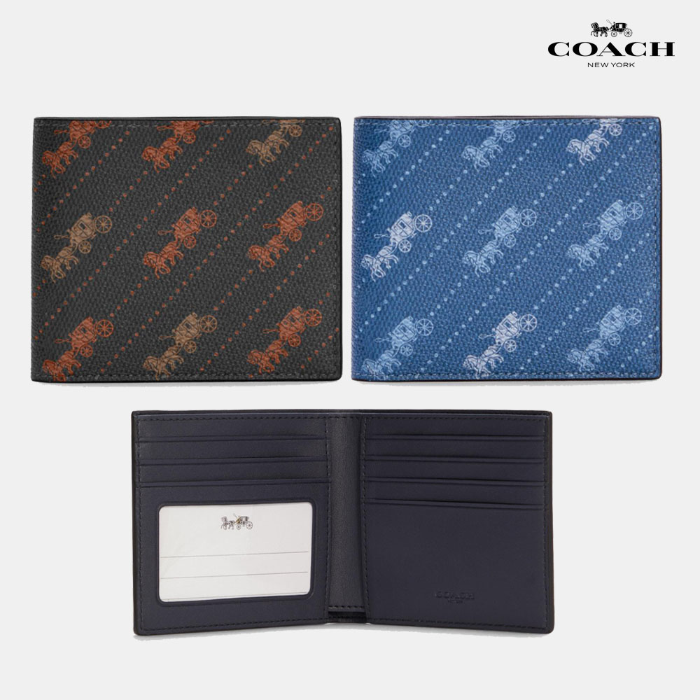 メンズ コンパクト財布 カードケース 小銭入れ レザー お財布 折り畳み財布 C4332