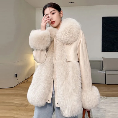 ブルゾン ジャケット秋冬 アウタ プードルファージャケットもこもこプードルボア風ふわふわファーコート2