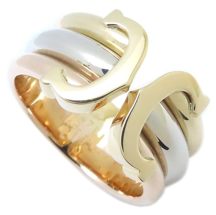 2C リング 指輪 #50 10.5号 K18スリーカラーゴールド レディース/294210【中古】