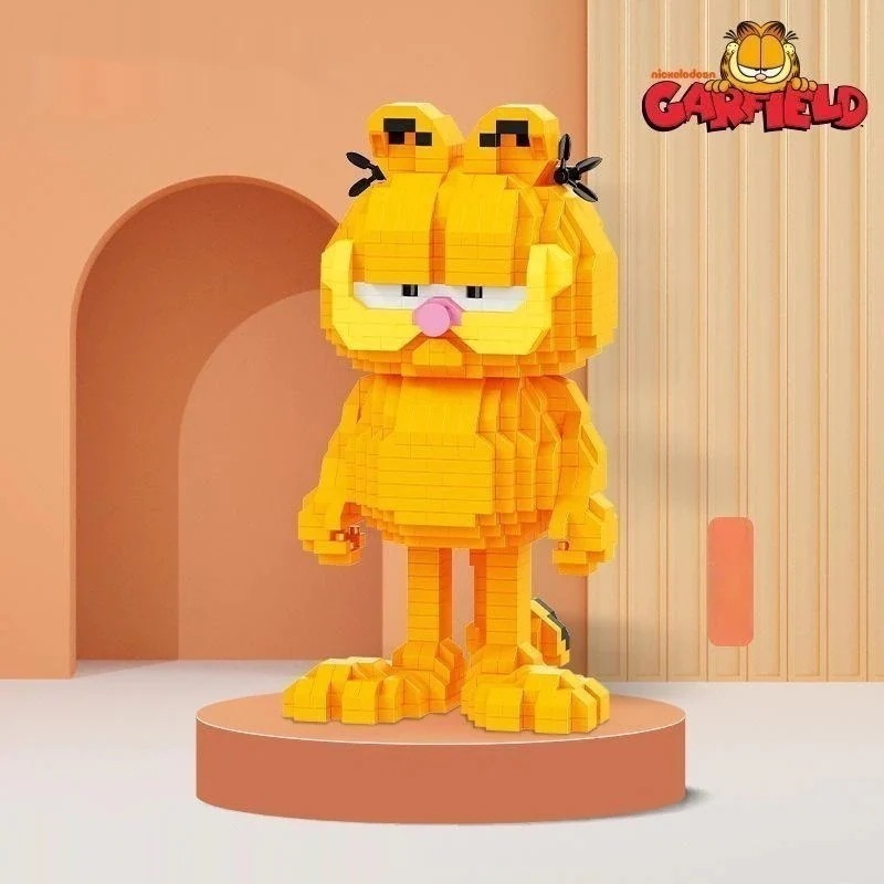 【20点セット】【送料無料】ガーフィールド 子供のおもちゃ 手作り ダイヤモンド 小粒子 ビルディングブロック 知育玩具 フィギュア