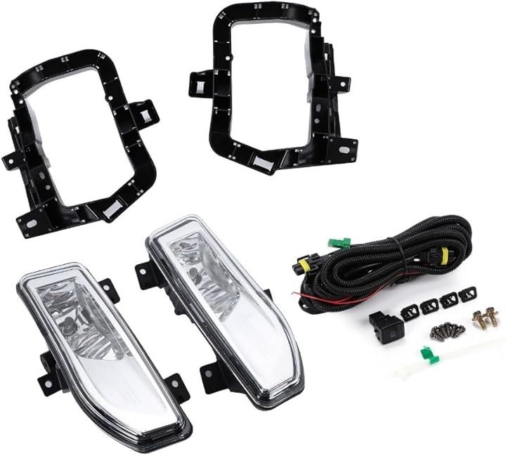 日産 用 ノート フロント フォグ ライト 後付け キット E12/NE12/HE12/SNE12 H28/11～ 後期 NISSAN NOTE e-POWER フォグランプ カバー 左右