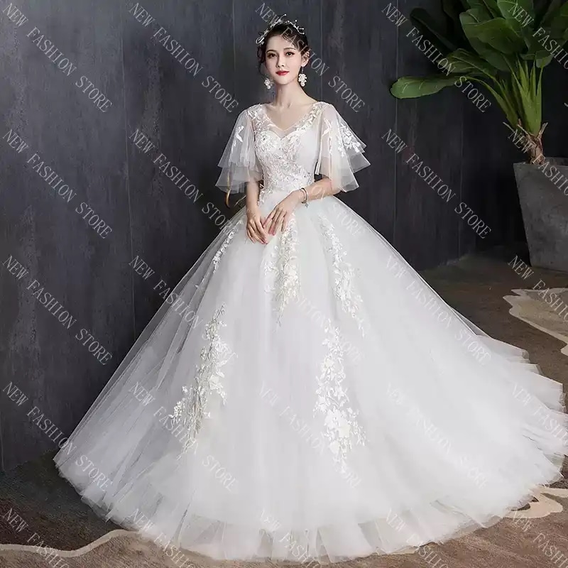 ウエディングドレス 白-96