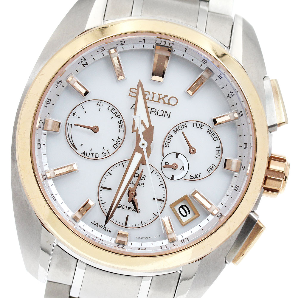 セイコー SEIKO SBXC104/5X53-0AV0 アストロン GPS ソーラー電波 メンズ 箱・保証書付き_951670【中古】