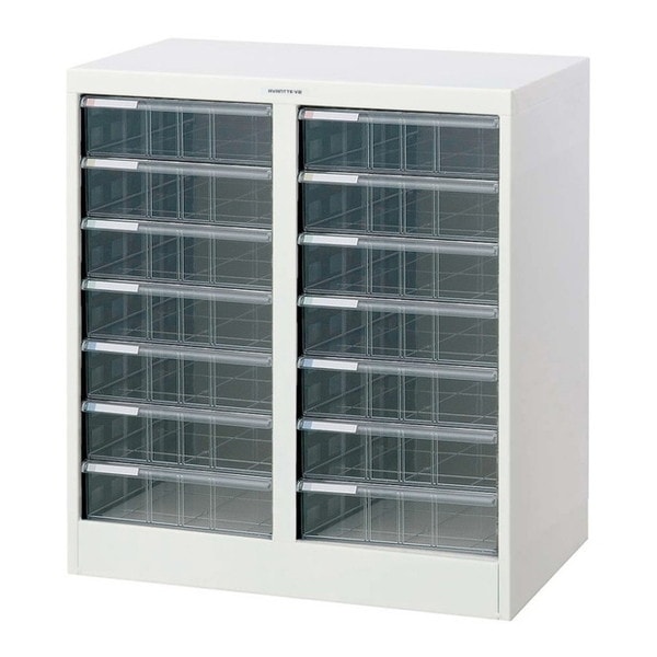 AF-M14 アバンテV2フロアケース A4深7×2 シロ メーカー直送