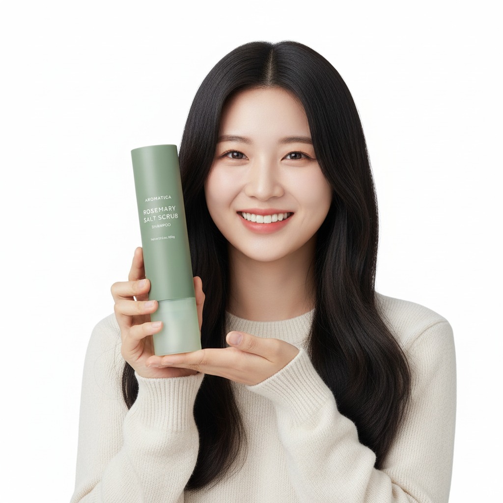 ローズマリー ソルトスクラブシャンプー 300G 頭皮の角質ケア スカルプケア