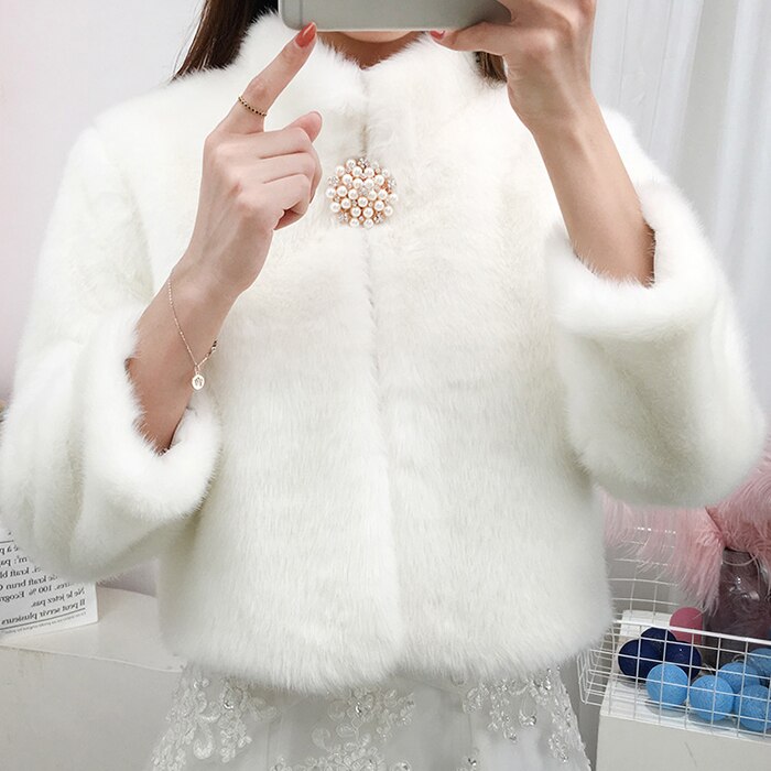 フェイクファー ショール 結婚式 ウェディングショール ファーケープ 肩掛け ファーショール 花嫁