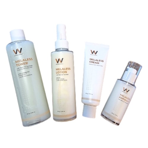 メラリス 4点セットトナー250g＋アンプル50g＋ローション150g＋クリーム80g韓国スキンケアセット 透明感ケア 保湿 弾力ケア 肌のキメを整える エステ発想コスメ 正規品