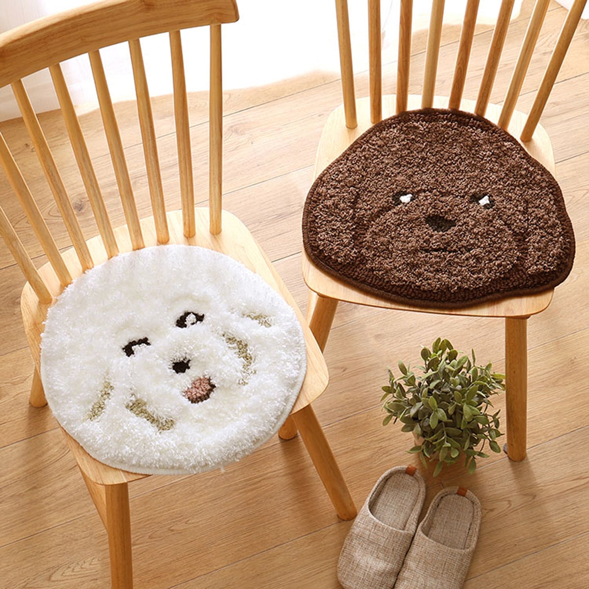 イヌ好きに嬉しいイヌカオマット シリーズ2 (2種類) 4,569円