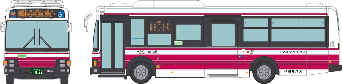 トミーテック (HO) 全国バスコレ80 小田急バス【JH056】 TT バスコレ80 JH056 オダキュウバス