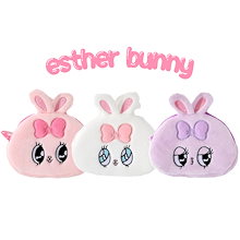 esther bunny エスターバニー　コインケース　(ピンク/ラベンダー/ホワイト)　正規品