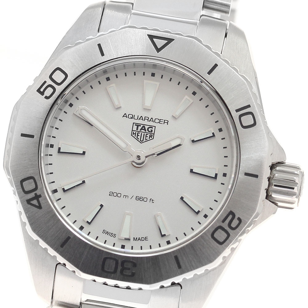 タグホイヤー TAG HEUER WBP1411 アクアレーサー クォーツ レディース 美品 保証書付き_948806【中古】