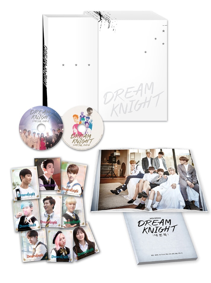 Got7 DREAM KNIGHTS DVD ドリームナイト: 限定版 (2DISC + 56Pフォトブック) フォトブック (56P) 台本集 (76P) 特典ポストカード (9枚)