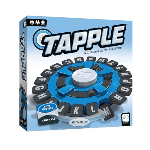 ユーエスエオポリー(Usaopoly) TAPPLE ワードゲーム ペースの速いファミリーボードゲーム カテゴリーを選んでタイマーを競って最後のプレーヤーに あらゆる年齢の方に最適な学習ゲーム