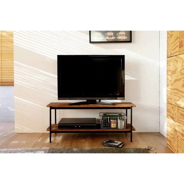 テレビ台 ローボード ラック 棚 おしゃれ 古材風 木目 インダストリアル 19-40V型対応