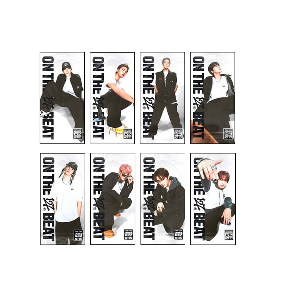 (未開封新品) エンシティ127 NCT 127 - 正規6集 Walk [Walk Crew Character Card] 8種セット