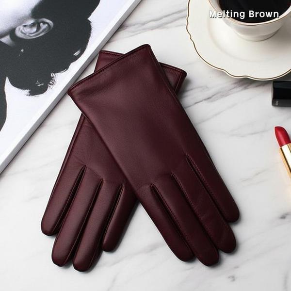女性高級手袋 ラムスキン羊革手袋 LG26