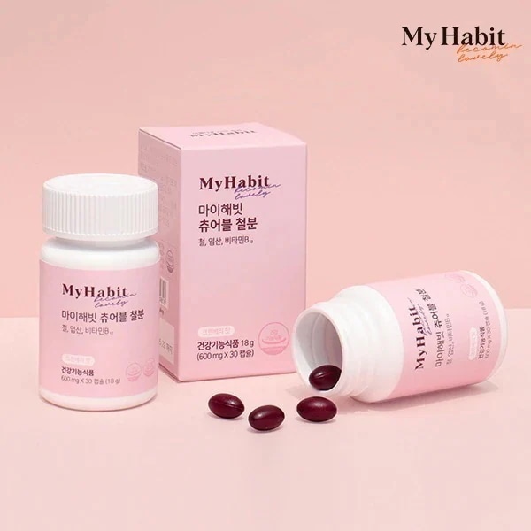 チュアブル 鉄粉クランベリー味 600mg X 30カプセル