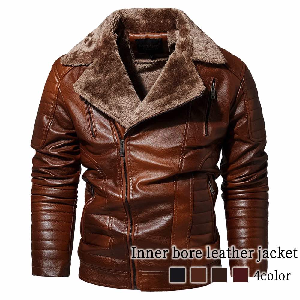 ライダースジャケット メンズ 内ボアレザージャケット おすすめ ライダース 秋 ブランド 革ジャン アウター ダブル ブルゾン おしゃれ レザー 40代 黒 シングル 冬 バイク ショット 革 50代