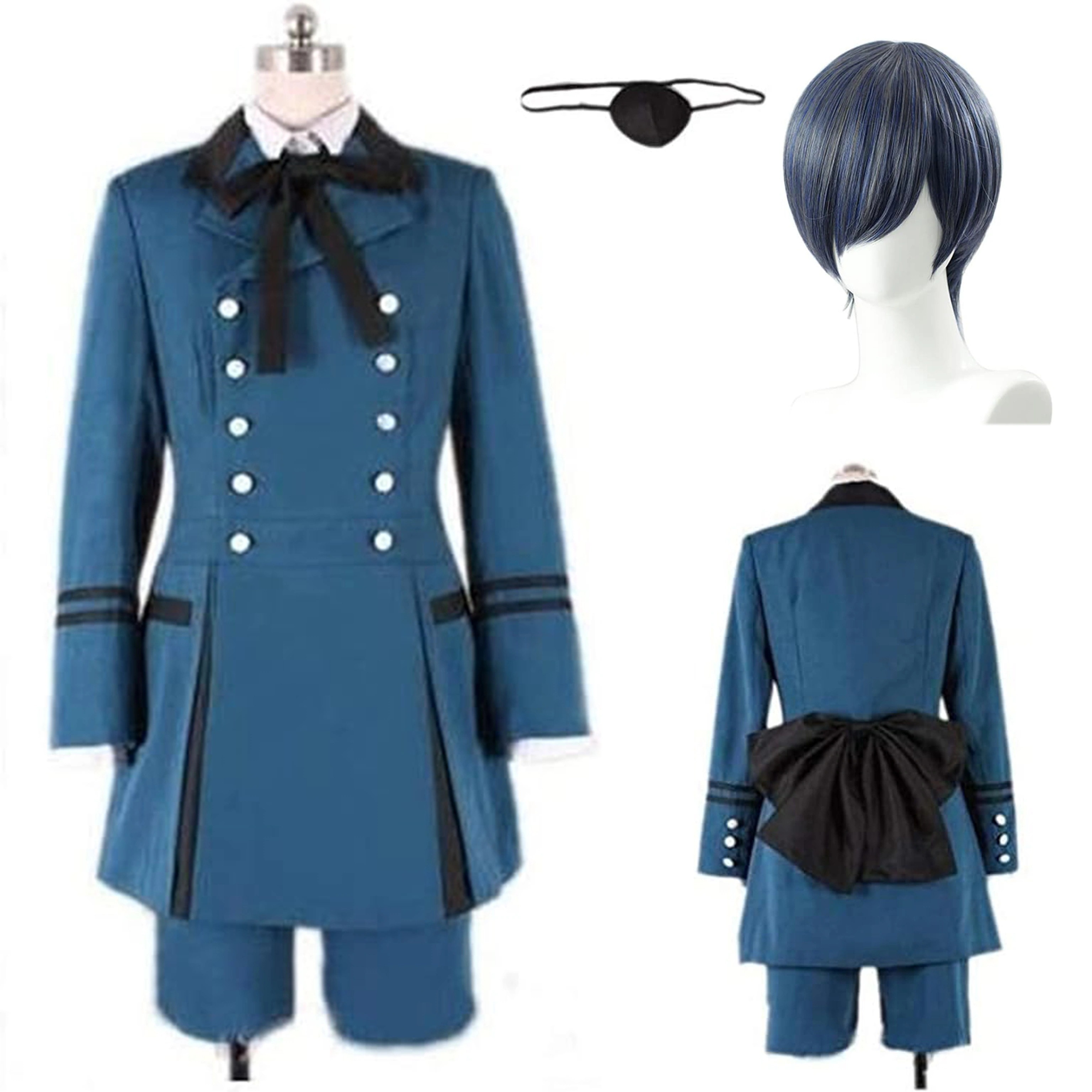 【全シリーズ発売中】 【値引き中】コスプレ衣装 貴族 伯爵 坊ちゃん 黒執事 コスプレ衣装 バージョン 普段着 ファントムハイヴ シエル 黒執事2 黒執事