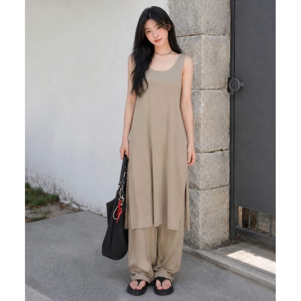 GENERALIDEA 温度カットクール Uネックマキシニットワンピース [トープ] /GF2LOP512