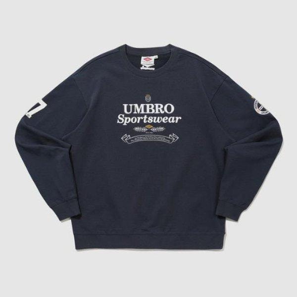 長袖Tシャツ TQT UQ111CFS21-DVY HBL ブリティッシュカジュアル スウェットシャツ / DVY