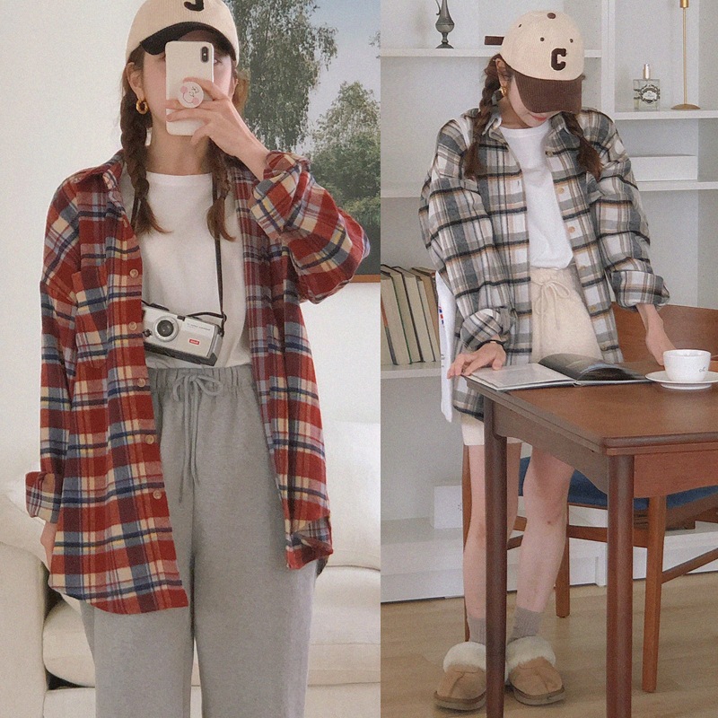 クラウンチェックシャツ