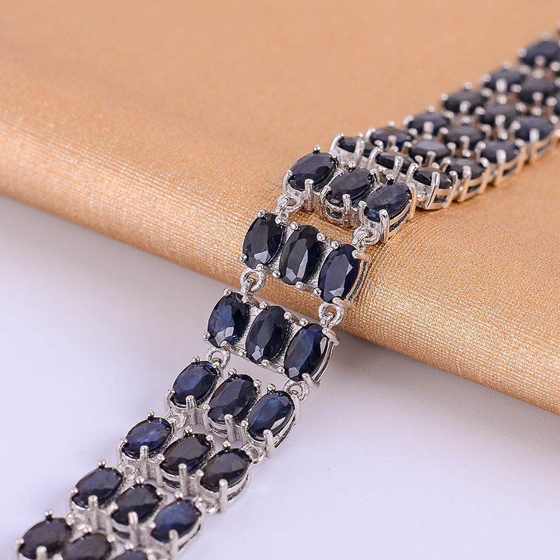 925银は天然のサファイアを入れて简単に気前がいい 14,225円