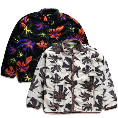 憧れの 長袖 アウター HUF ハフ Qoo10] ボア メンズファッション : フリース ジャケット・アウター