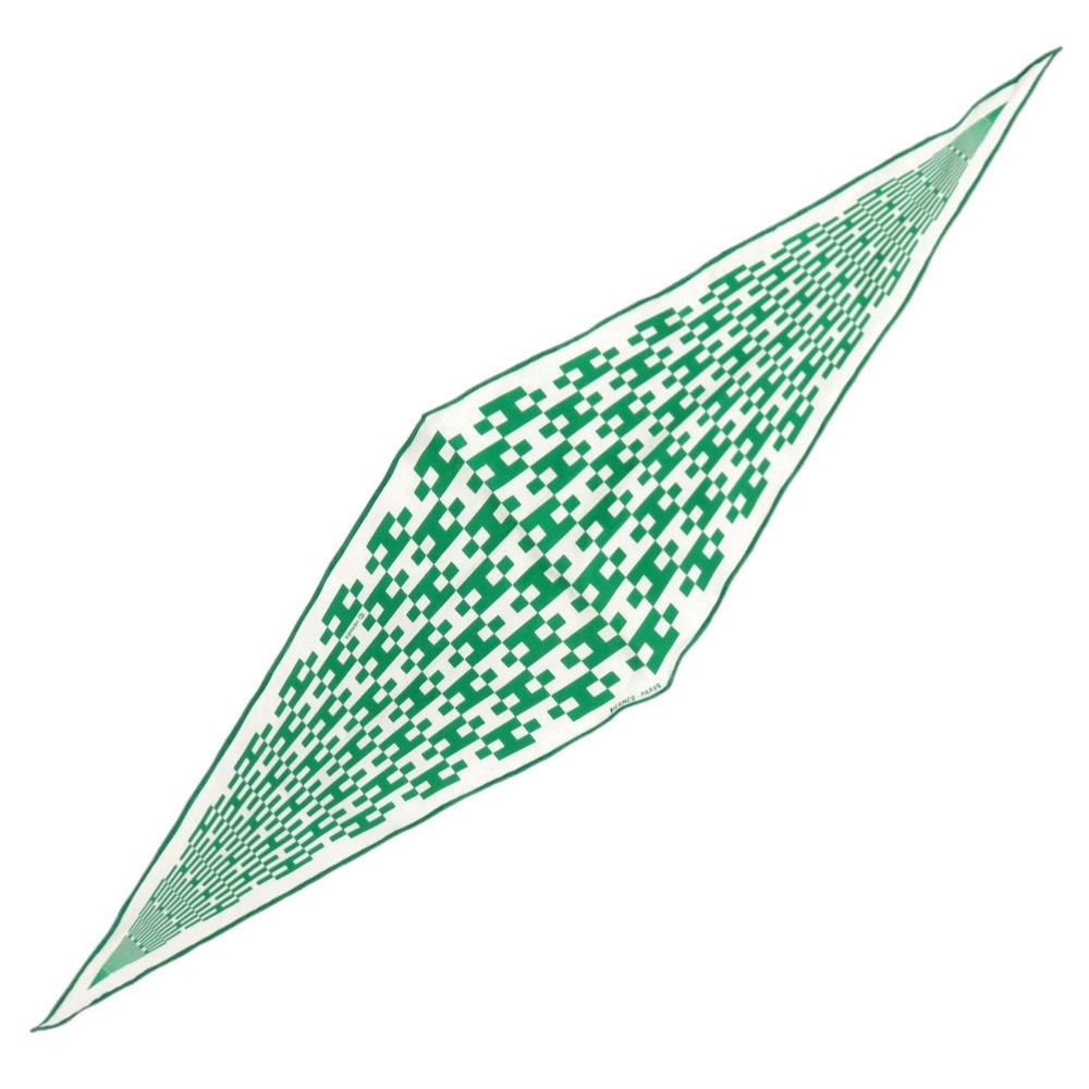 美品 ロサンジュ スカーフ シルク グリーン 0200【中古】 レディース 20,016円