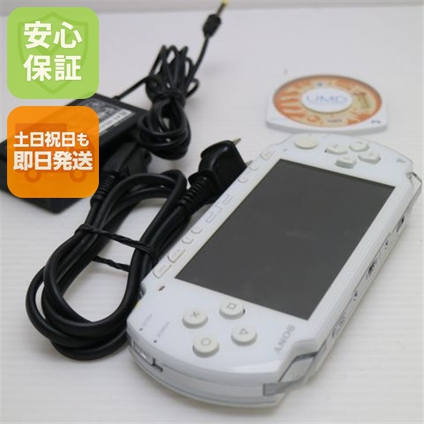 美品 PSP-1000 セラミック・ホワイト game SONY PlayStation Portable 108