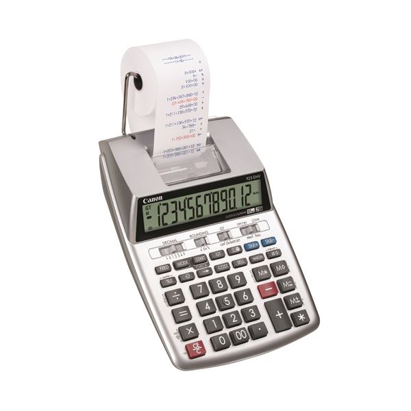 (まとめ）キヤノン プリンタ電卓P23-DHV-3 2色印字 12桁 2279C005 1台(×3セット)