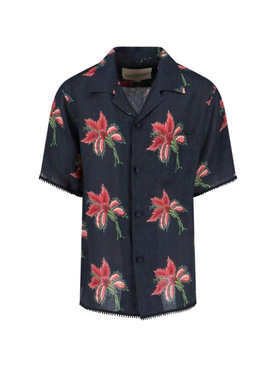 VALENTINO GARAVANI Men Shirts 8V3AAN11BA7 D5Y Black