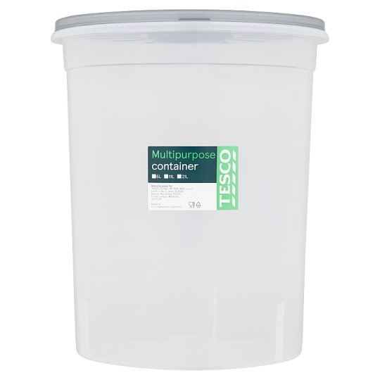 大きな取引 Tesco Round Multipurpose Airtight Container 21L 保存