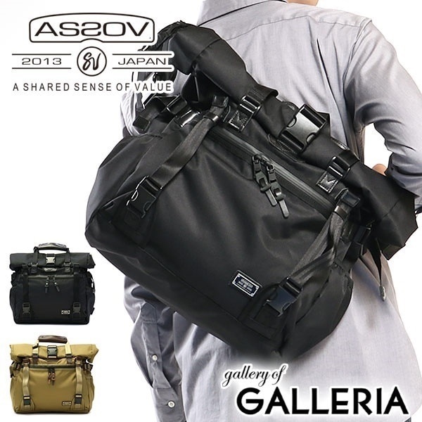 アッソブ ショルダートート AS2OV CORDURA DOBBY 305D 2WAY BAG トートバッグ メッセンジャーバッグ 2WAYバッグ 斜めがけ メンズ ASSOV 061415