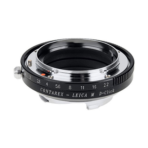 Fotodiox CRX-LM マウントアダプター (コンタレックスマウントレンズ ライカMマウント変換) 絞りリング付き