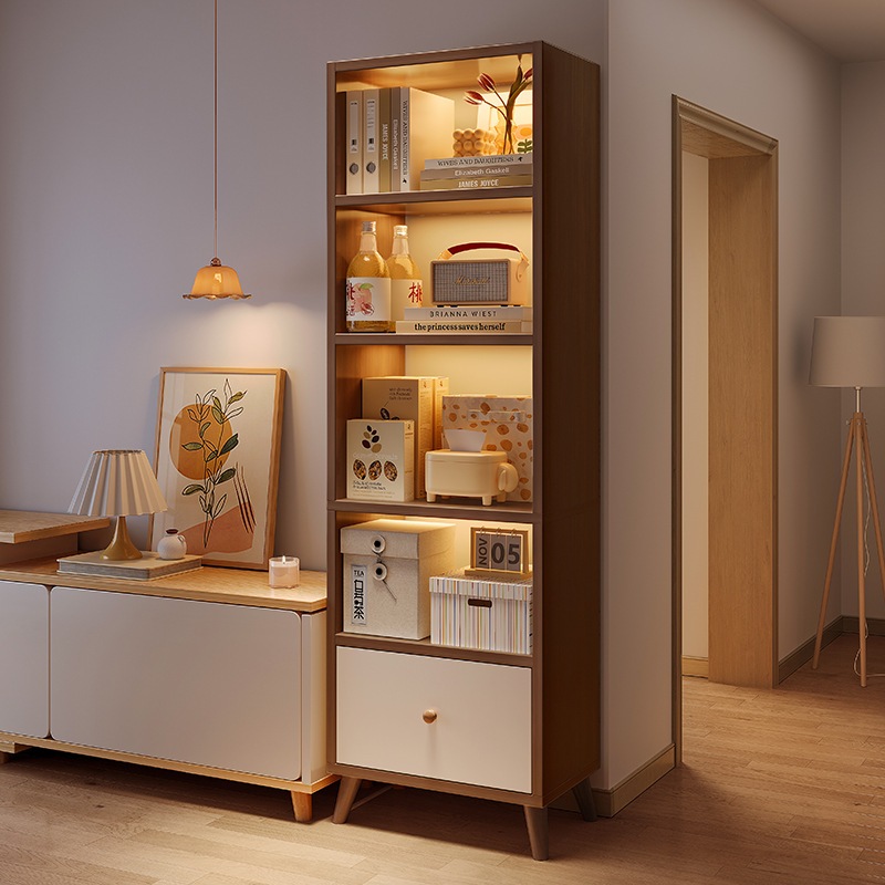本棚の棚床床の多層収納書棚リビングルームホームストレージディスプレイキャビネットテレビキャビネットストレージラック