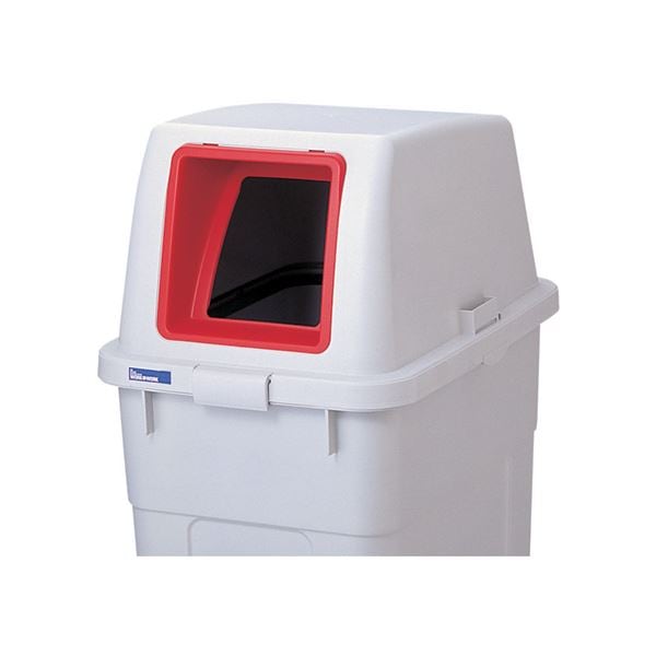 ゴミ箱 | リス 分類ボックス 90L フタ プッシュ レッド (本体別売) 『取寄品』リス 分類ボックス フタのみ 90L用 プッシュ
