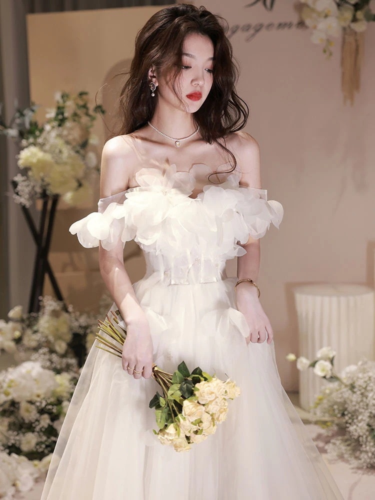 妖精のイブニングドレス女性用誕生日森のウェディングドレス大人プリンセス ウェディングドレス