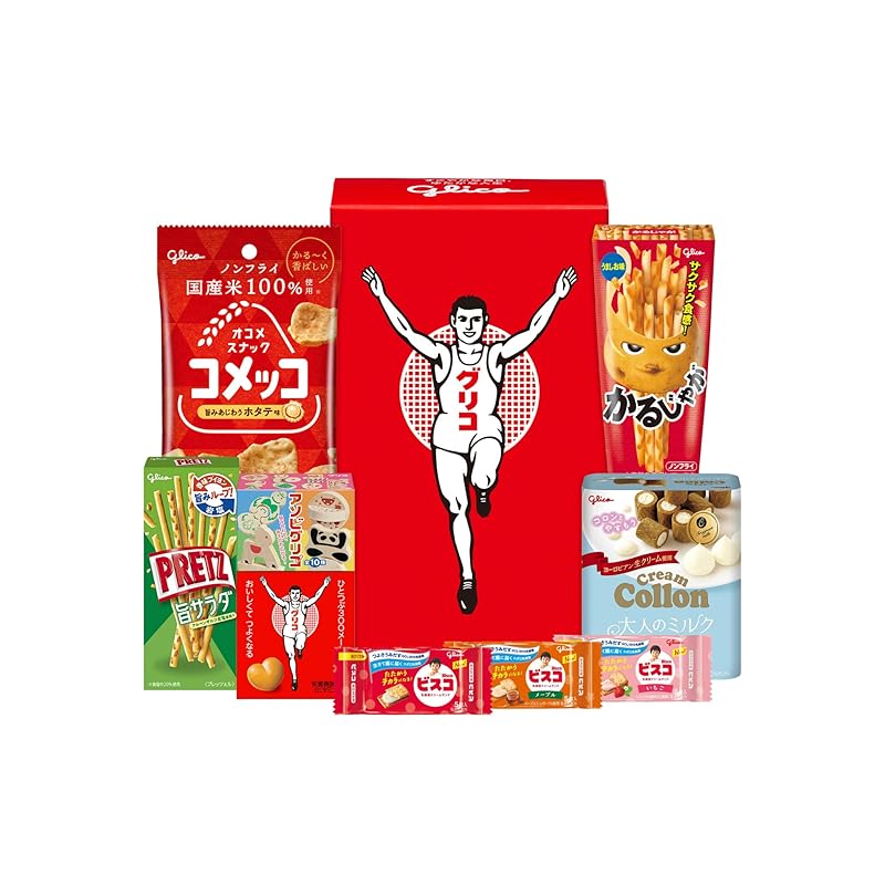 【即納】セレクション・ザ・グリコミニ 3個セット お菓子8品×3箱 ギフトボックス入り グリコ お菓子 詰め合わせ