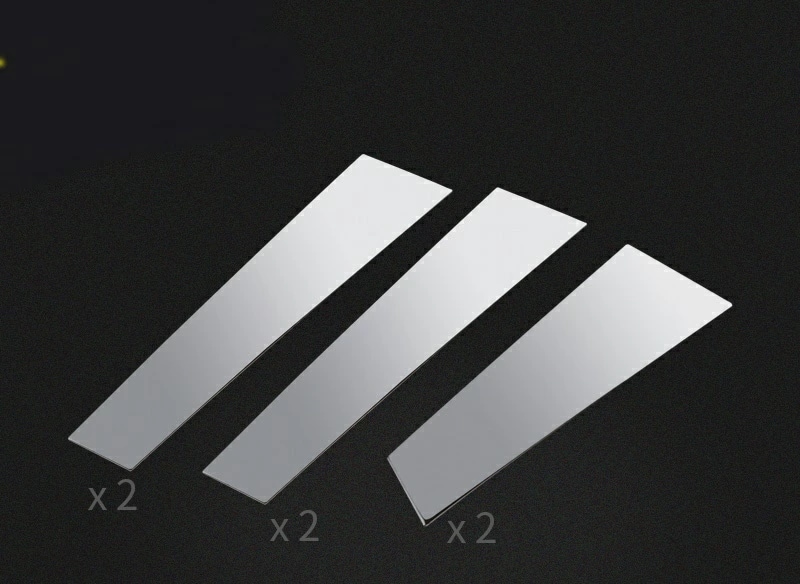 メルセデス・ベンツ Eクラス W213 専用 BピラーCピラートリムカバー 鏡面仕上げ 6PCS